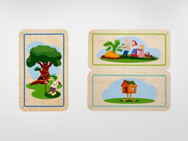 9158.650 Набор стеновых панелей «Мир сказки - У Лукоморья» купить в интерне-магазине Veerdan.ru Набор стеновых панелей «Мир сказки - У Лукоморья»