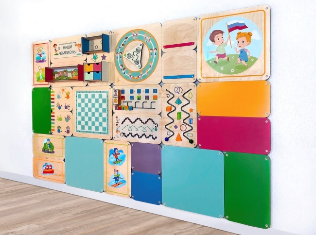 Набор стеновых панелей «Спорт - Движение - жизнь» Набор стеновых панелей «Спорт - Движение - жизнь»