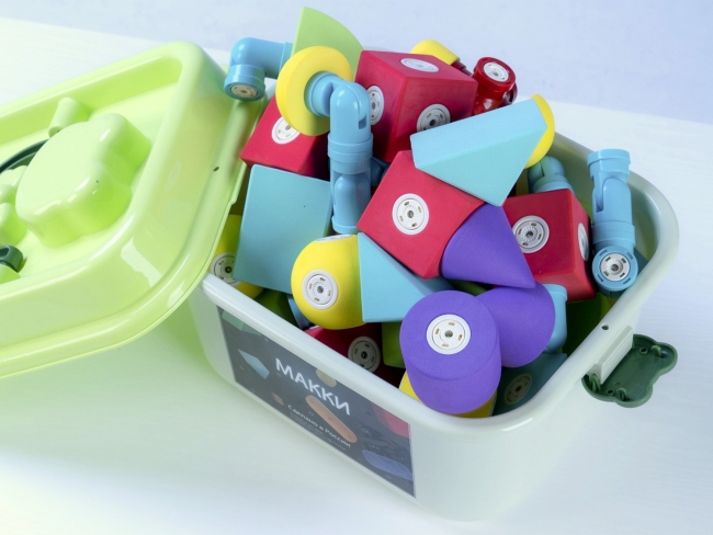 Мягкий магнитный конструктор «МАККИ 60» Мягкий магнитный конструктор «МАККИ 60»