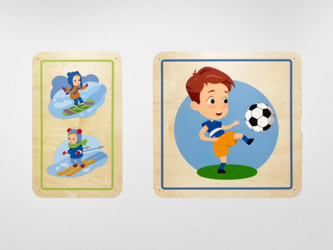 9162.650 Набор стеновых панелей «Спорт - Путь к победе» купить в интерне-магазине Veerdan.ru Набор стеновых панелей «Спорт - Путь к победе»