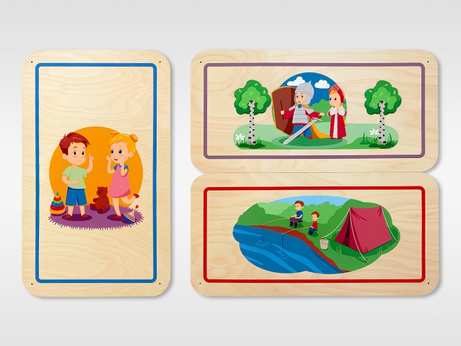 8756.650 Набор стеновых панелей «Мои увлечения - Любимые занятия» купить в интерне-магазине Veerdan.ru Набор стеновых панелей «Мои увлечения - Любимые занятия»