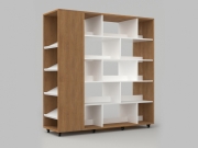 Стеллаж двухсторонний из коллекции СТУГЛ 155х50х160 см Стеллаж двухсторонний из коллекции СТУГЛ 155х50х160 см