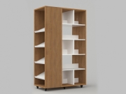 Стеллаж двухсторонний из коллекции СТУГЛ 95х50х160 см Стеллаж двухсторонний из коллекции СТУГЛ 95х50х160 см