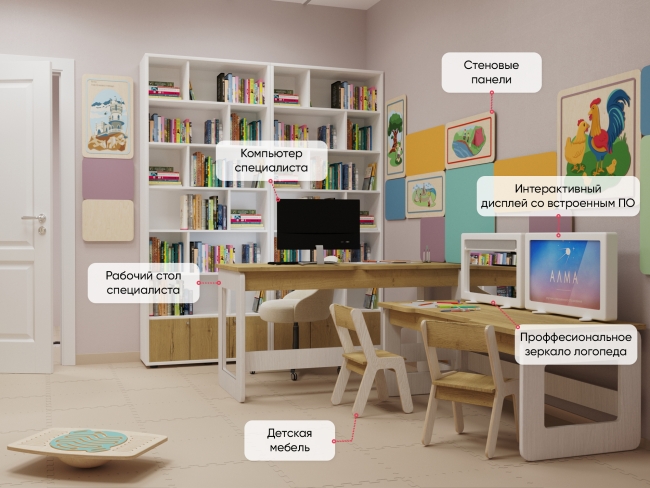 Для кабинета Логопеда 16 м2 Для кабинета Логопеда 16 м2