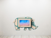 «Носорог» - Декоративная сенсорная панель 32"