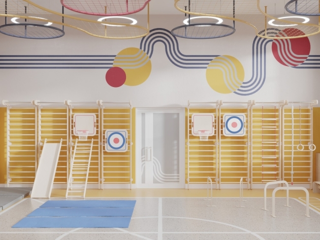 Готовый физкультурный зал для детского сада 75 м2 12765.650 Готовый физкультурный зал для детского сада 75 м2 купить в интерне-магазине Veerdan.ru Готовый физкультурный зал для детского сада 75 м2