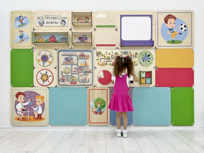 «Все профессии важны» - Дидактическая настенная панель «Все профессии важны» - Дидактическая настенная панель