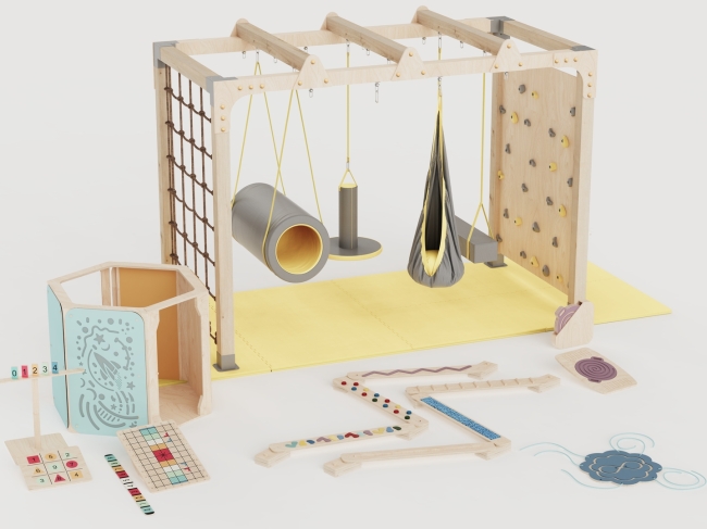 Подвесная балансировочная платформа "Круг" для комплекса сенсорной интеграции «Сенсорум»