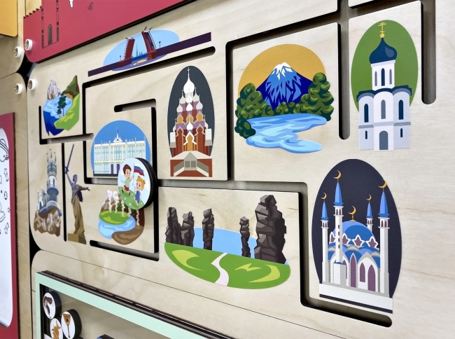 «Россия – Родина моя» - Дидактическая настенная панель