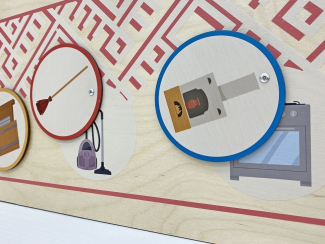 «Русский народный быт» - Дидактическая настенная панель «Русский народный быт» - Дидактическая настенная панель