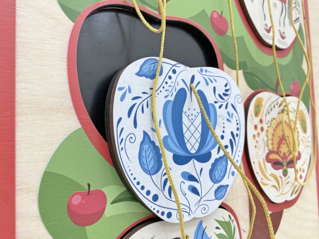 «Русский народный быт» - Дидактическая настенная панель «Русский народный быт» - Дидактическая настенная панель