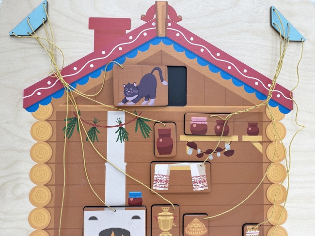 «Русский народный быт» - Дидактическая настенная панель «Русский народный быт» - Дидактическая настенная панель