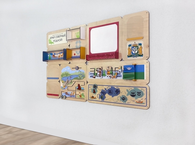 «Край северный, родной. ХМАО» - Дидактическая настенная панель «Край северный, родной. ХМАО» - Дидактическая настенная панель