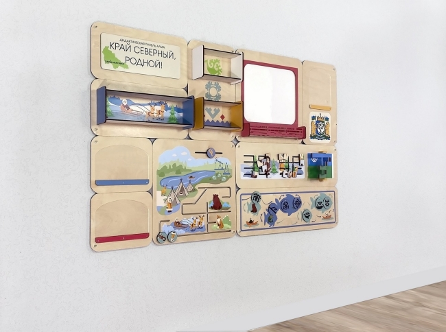 «Край северный, родной. ХМАО» - Дидактическая настенная панель «Край северный, родной. ХМАО» - Дидактическая настенная панель