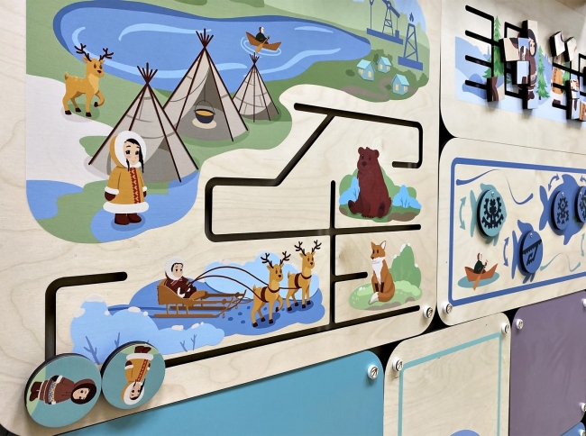 «Край северный, родной. ХМАО» - Дидактическая настенная панель «Край северный, родной. ХМАО» - Дидактическая настенная панель