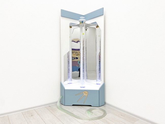 3648.650 Угловая воздушно-пузырьковая колонна (одинарная) купить в интерне-магазине Veerdan.ru Угловая воздушно-пузырьковая колонна (одинарная)