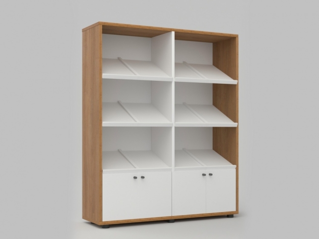 6596.650 Стеллаж для периодики из коллекции СТУГЛ 120х120х35 см купить в интерне-магазине Veerdan.ru Стеллаж для периодики из коллекции СТУГЛ 120х120х35 см