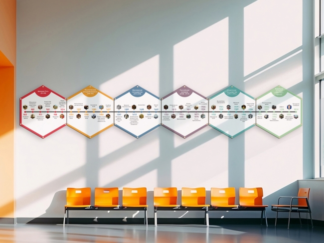 «Стендум История: Лента времени» - набор информационно-методических панелей (6 шт.) 9824.650 «Стендум История: Лента времени» - набор информационно-методических панелей (6 шт.) купить в интерне-магазине Veerdan.ru «Стендум История: Лента времени» - набор информационно-методических панелей (6 шт.)