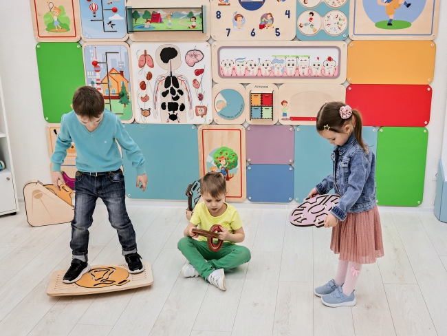 Универсальный балансир для детей «Балу» (голубой, 4 шт.) Универсальный балансир для детей «Балу» (голубой, 4 шт.)