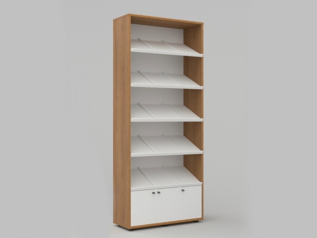 6603.650 Стеллаж для периодики из коллекции СТУГЛ 90х35х180 см купить в интерне-магазине Veerdan.ru Стеллаж для периодики из коллекции СТУГЛ 90х35х180 см