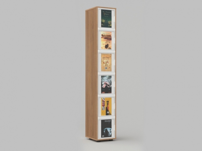 6609.650 Стеллаж журнальный из коллекции СТУГЛ 30х35х207 см купить в интерне-магазине Veerdan.ru Стеллаж журнальный из коллекции СТУГЛ 30х35х207 см