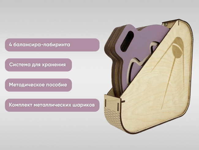 Комплект ручных балансиров для детей «Балу» (фиолетовый, 4 шт.) Комплект ручных балансиров для детей «Балу» (фиолетовый, 4 шт.)