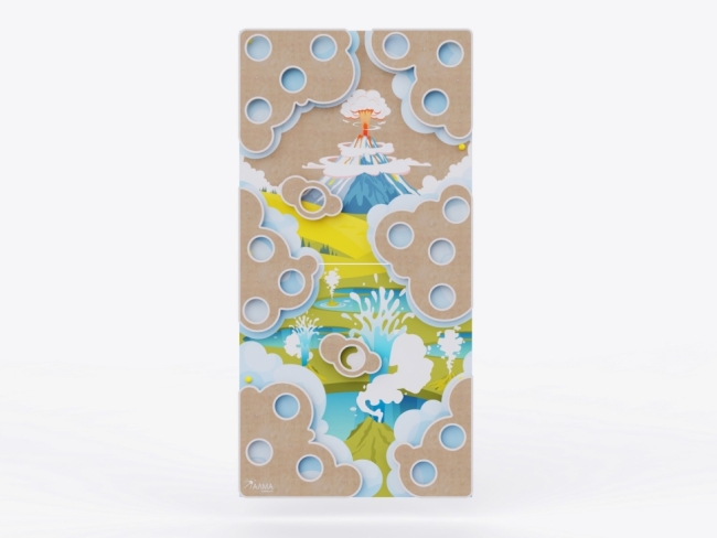 Скалодром для детей «Вулканы и гейзеры Камчатки» из серии «Моя Россия»