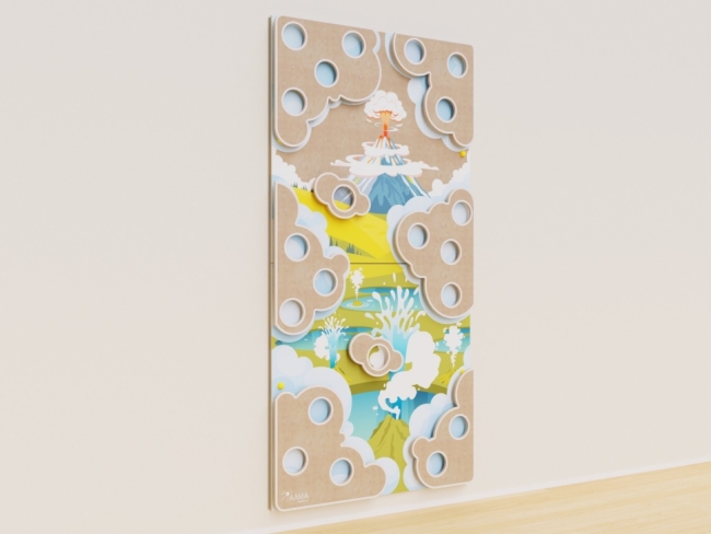 Скалодром для детей «Вулканы и гейзеры Камчатки» из серии «Моя Россия»