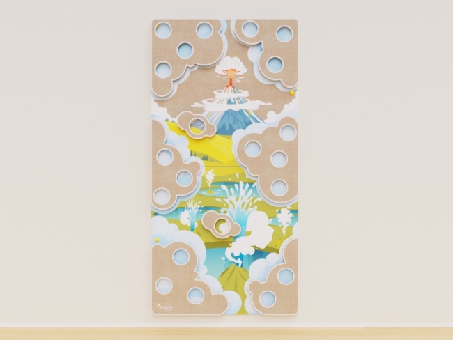 Скалодром для детей «Вулканы и гейзеры Камчатки» из серии «Моя Россия»