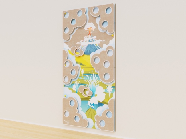 Скалодром для детей «Вулканы и гейзеры Камчатки» из серии «Моя Россия»