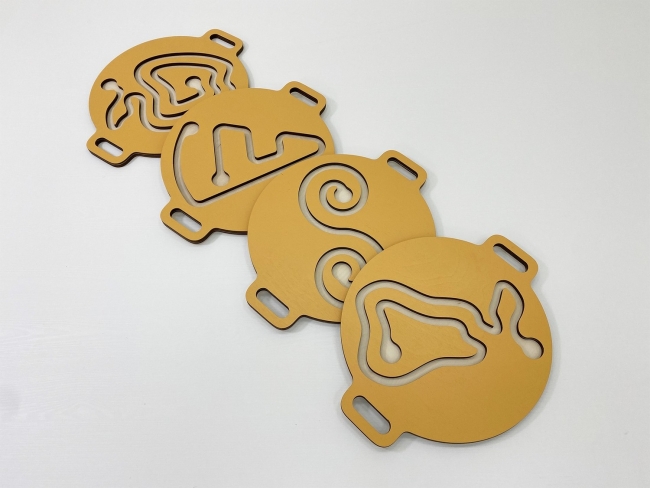 Набор комплектов из 4-х ручных балансиров и 2-х платформ для детей «Балу» Набор комплектов из 4-х ручных балансиров и 2-х платформ для детей «Балу»