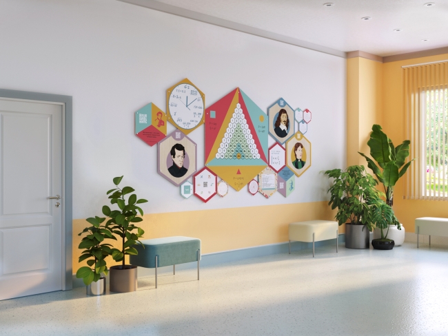 «Стендум - Математика» - набор информационно-методических панелей (16 шт.)