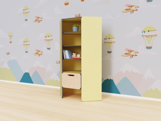 Шкаф наша выставка во входную группу