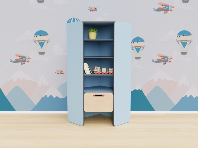 Шкаф наша выставка во входную группу