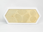 Декоративная тактильная панель - «Рельефные круглые формы» Декоративная тактильная панель - «Рельефные круглые формы»