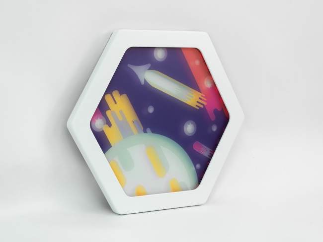 Декоративная тактильная панель с подсветкой - «Космос» Декоративная тактильная панель с подсветкой - «Космос»