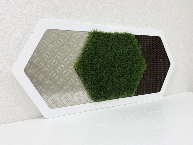 Декоративная тактильная панель 3в1 - «Сталь, Трава, Колючки» Декоративная тактильная панель 3в1 - «Сталь, Трава, Колючки»