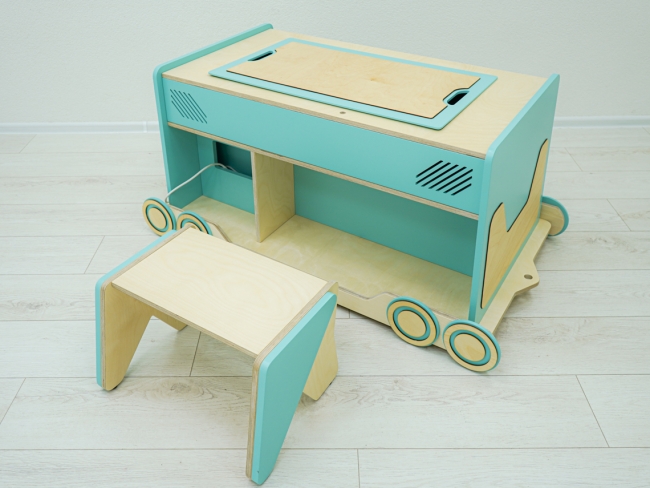 Интерактивный вагон для модульного органайзера «Игровоз» Интерактивный вагон для модульного органайзера «Игровоз»