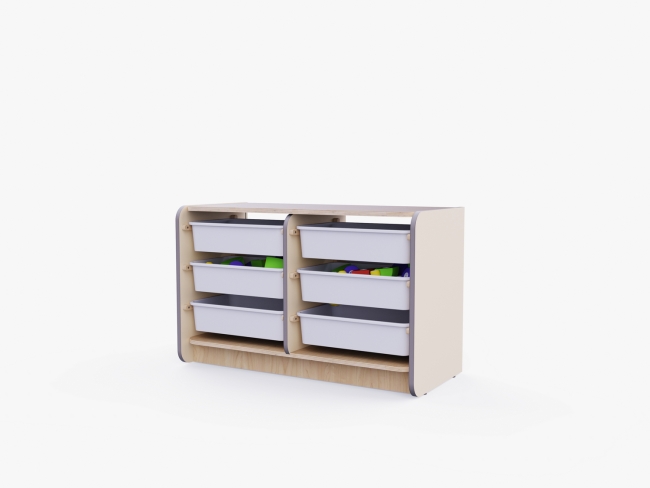 Двойной модуль для хранения игрушек 10364.650 Двойной модуль для хранения игрушек купить в интерне-магазине Veerdan.ru Двойной модуль для хранения игрушек