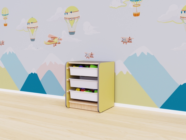 Одинарный модуль для хранения игрушек Одинарный модуль для хранения игрушек