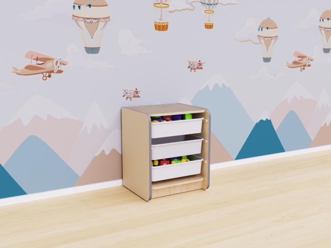 Одинарный модуль для хранения игрушек Одинарный модуль для хранения игрушек