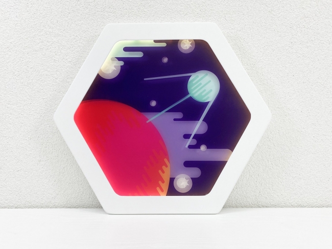 Декоративная тактильная панель с подсветкой - «Спутник» Декоративная тактильная панель с подсветкой - «Спутник»