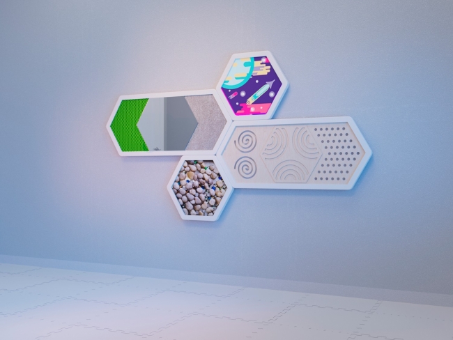 5306.650 Набор сенсорных тактильных панелей «Космос» купить в интерне-магазине Veerdan.ru Набор сенсорных тактильных панелей «Космос»