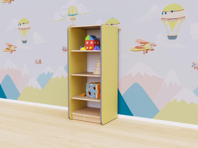 Открытый шкаф с полками Открытый шкаф с полками