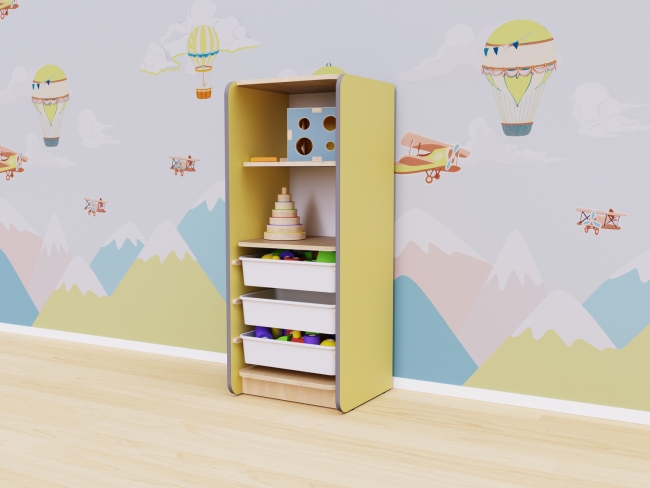 Открытый шкаф с ящиками Открытый шкаф с ящиками