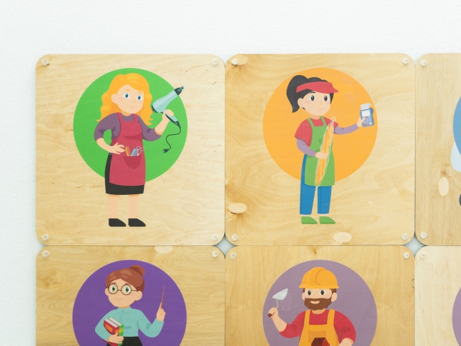 Набор декоративных стеновых панелей «Профессии»