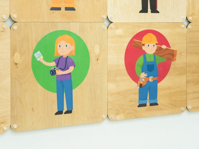 Набор декоративных стеновых панелей «Профессии»