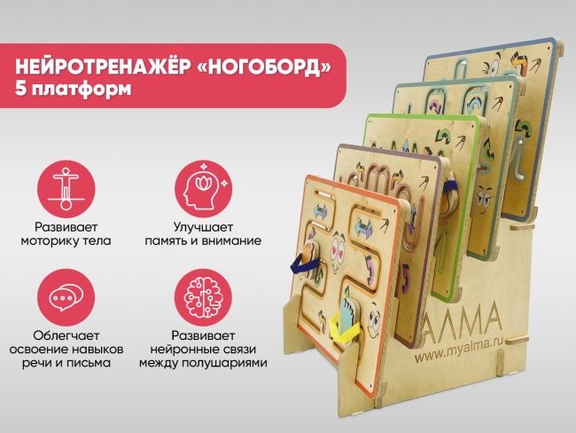Нейротренажёр «Ногоборд» Нейротренажёр «Ногоборд»