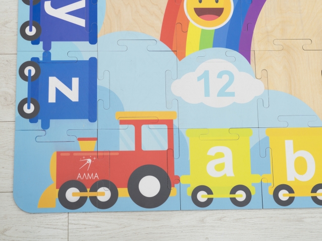 Дидактический ковёр-пазл для обучения английскому языку «Пазл пол — Радуга»