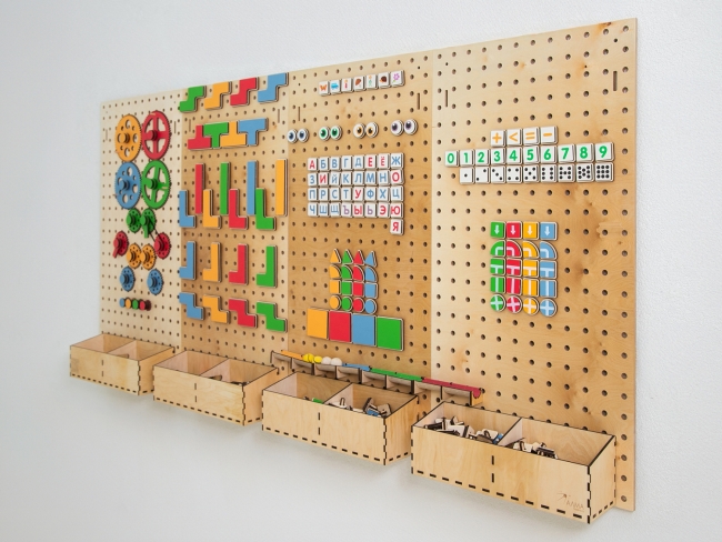 Стена для конструирования "АЛМА STEM" Стена для конструирования "АЛМА STEM"